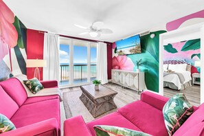 3 bedrooms, iron/ironing board, free WiFi, bed sheets - ☀️ Pelican Beach 912 - Tropical Oasis - Gulf Views 🌊 (Destin)