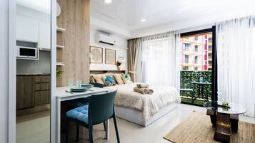 1 chambre, fer et planche à repasser, Wi-Fi gratuit, draps fournis