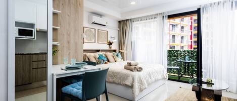 1 bedroom, iron/ironing board, free WiFi, bed sheets