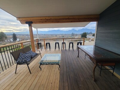 Magnificent sprawling panoramic view overlooking the Bitterroot Valley