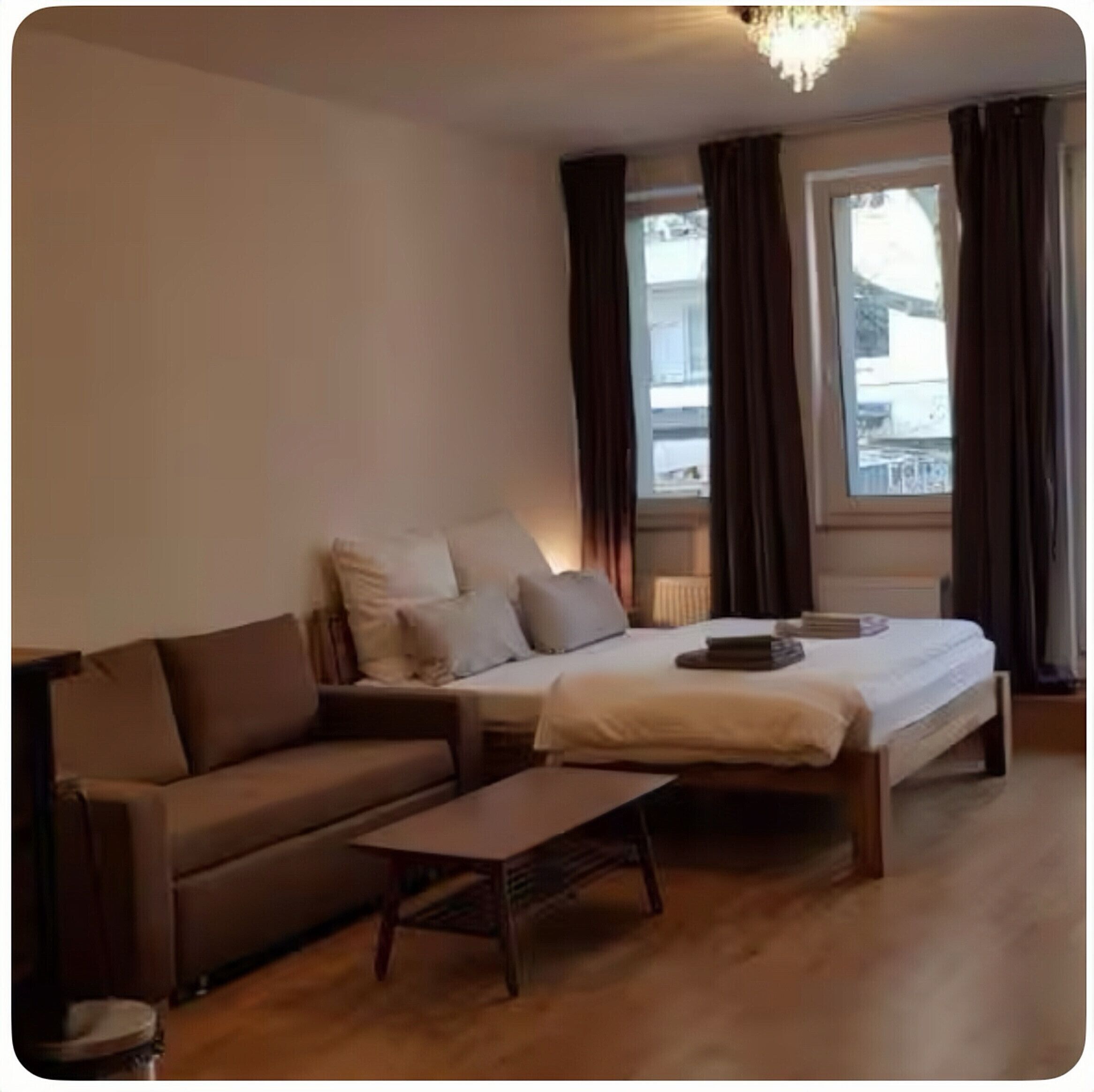 1 makuuhuone, silitysrauta/-lauta, Wi-Fi, vuodevaatteet