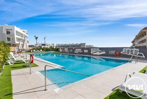 Pool - Bay Residence | pool - garden - sea view (Fuengirola)