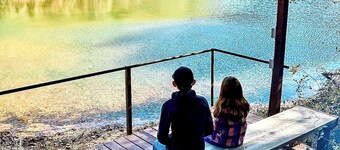 
Pine Oaks Cabin includes Guest Pole Barn. Modern comfort meets county living.