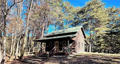 Pine Oaks Cabin includes Guest Pole Barn. Modern comfort meets county living.