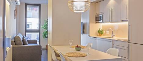 Apartamento Urban con terraza | Fer et planche Ă repasser, accĂšs au Wi-Fi (inclus)