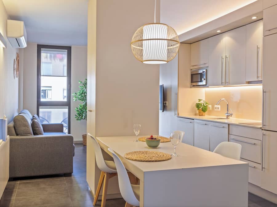 Apartamento Urban con terraza | Setrika/meja setrika dan Wi-Fi gratis