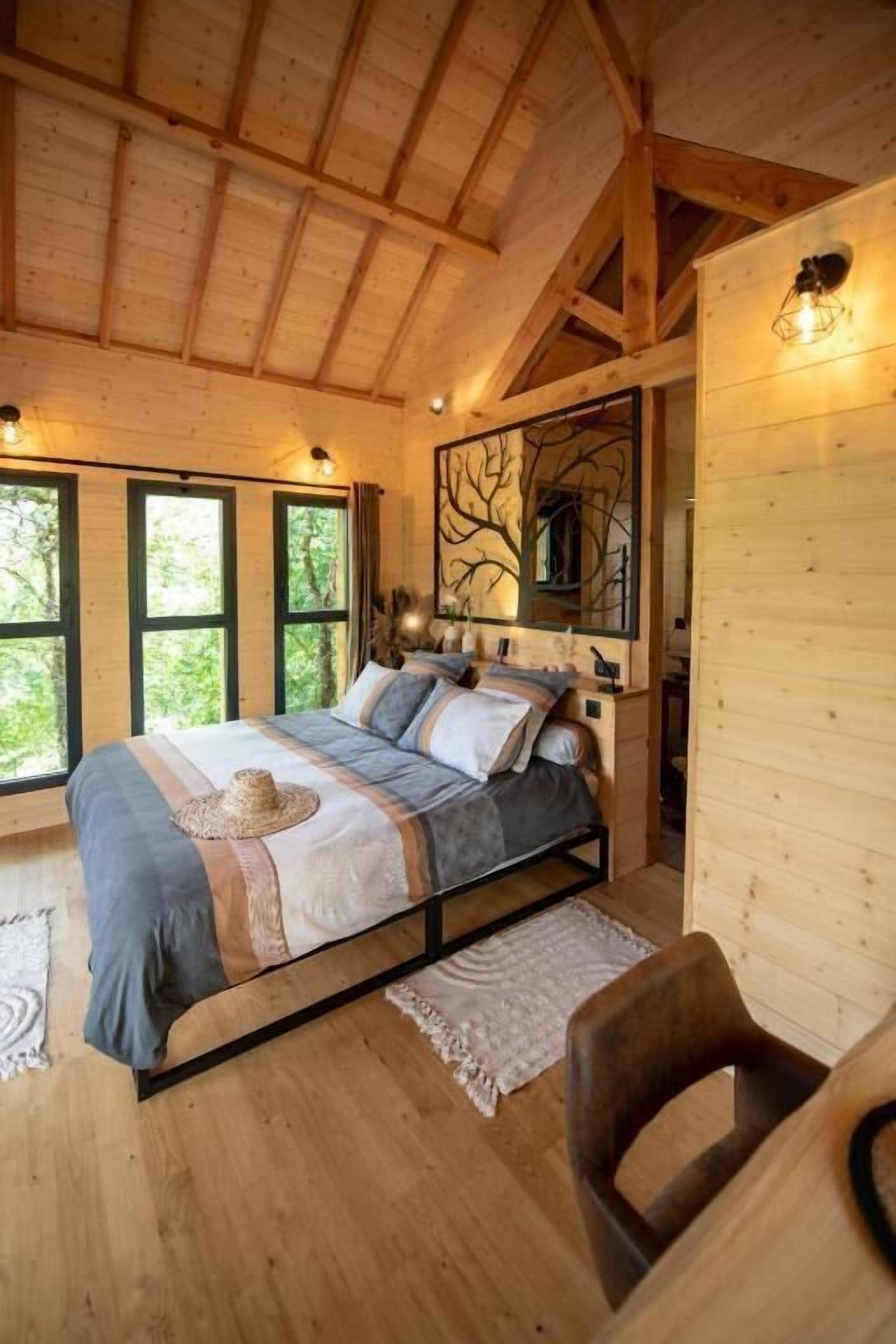Luxury Cabin, 1 King Bed, Valley View