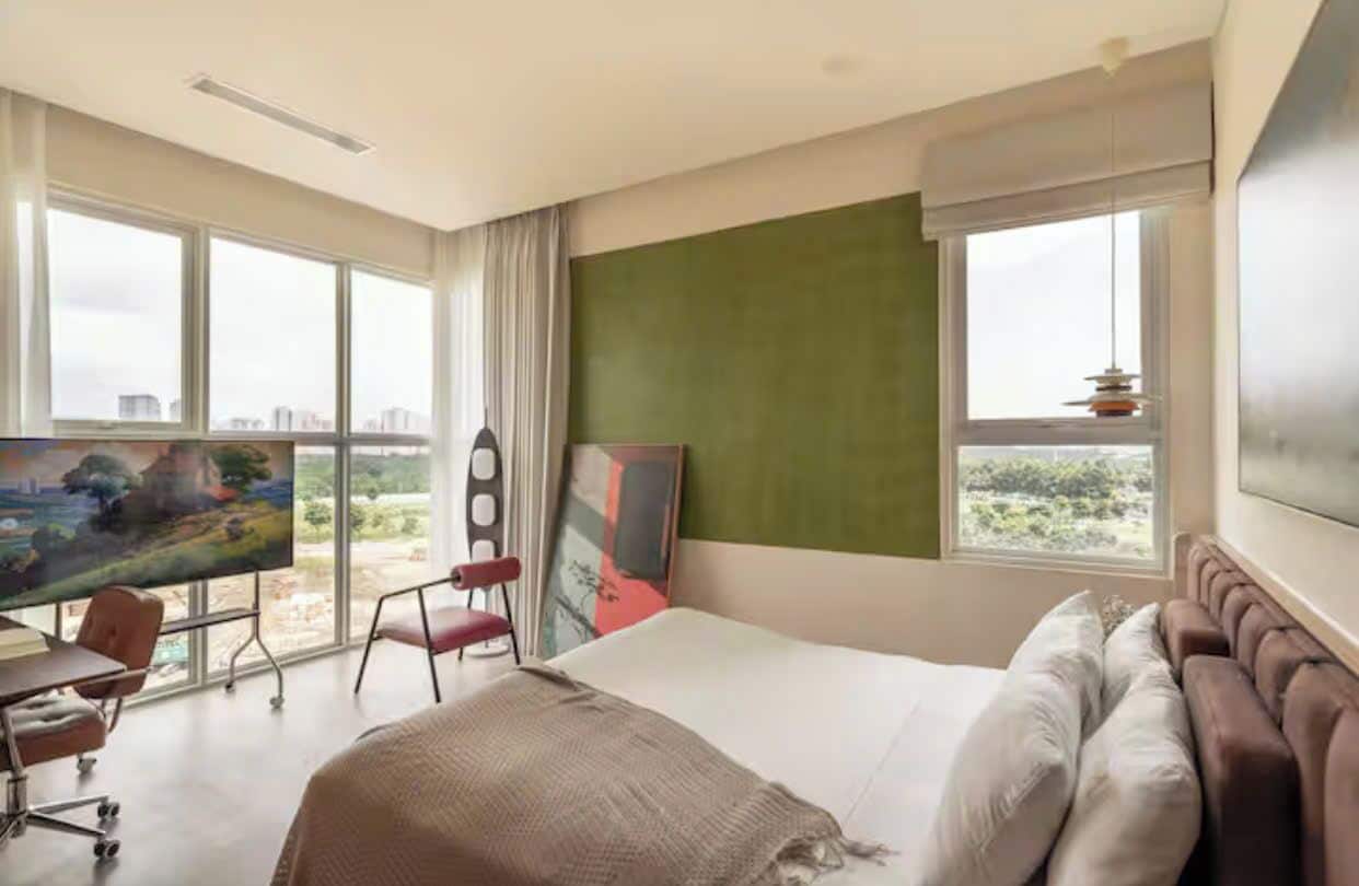 Familien-Suite, 3 Schlafzimmer, Zutritt zur Club Lounge, Flussblick | Bettwäsche aus ägyptischer Baumwolle, hochwertige Bettwaren