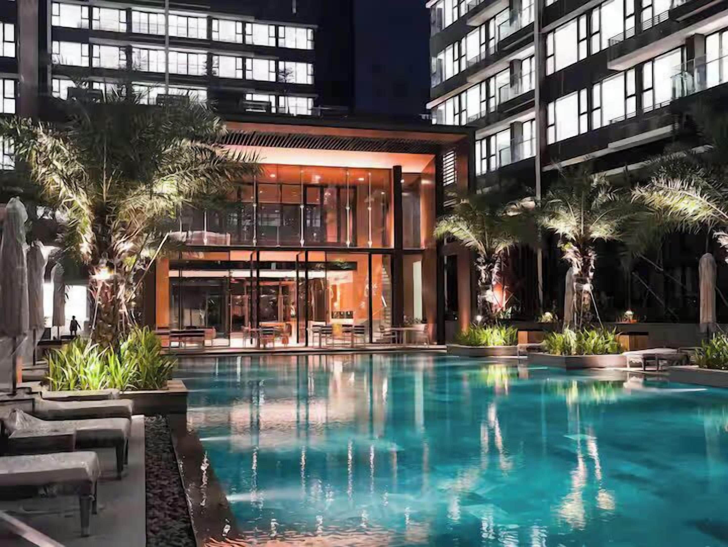 Vista frontal de la propiedad