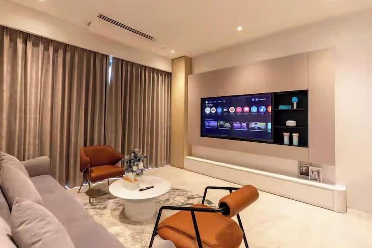 Presidential-Suite, 2 Schlafzimmer, Zutritt zur Club Lounge, Flussblick | Wohnbereich