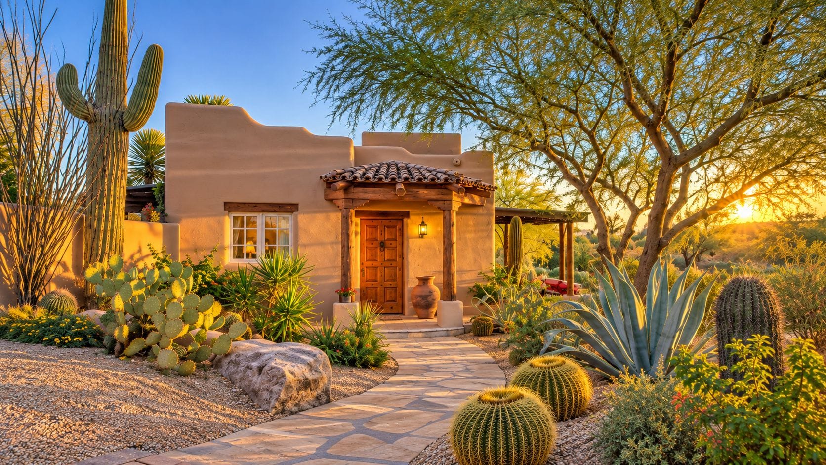 The Casita is a 600 sqft free-standing guesthouse.