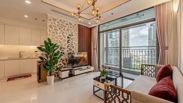 Exclusive Apartment | Living area | Smart TV