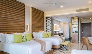 2 bedrooms, in-room safe, desk, iron/ironing board