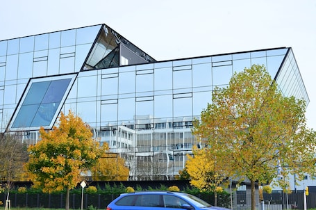 Exterior detail. XENON HOSTELS UG