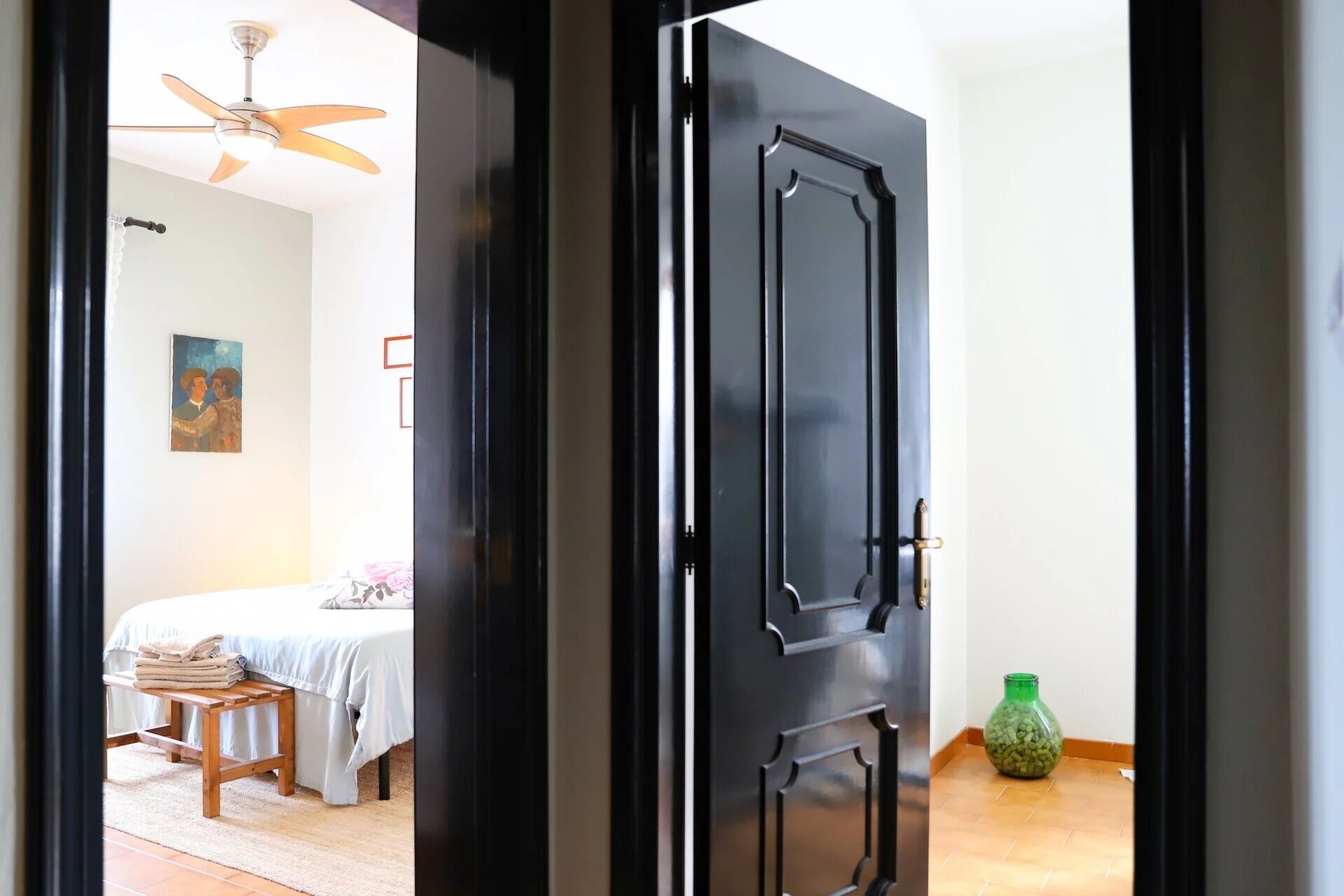 家庭四人房, 山景 | 高級寢具、免費嬰兒床、免費 Wi-Fi、床單