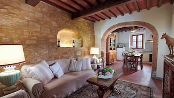 Appartement Supérieur, vue colline | Coin séjour