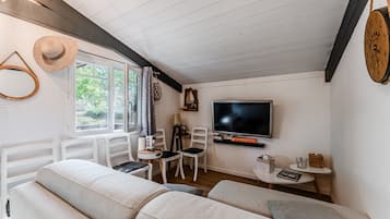 Télévision, table de tennis de table