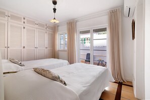 2 slaapkamers, een strijkplank/strijkijzer, wifi, beddengoed