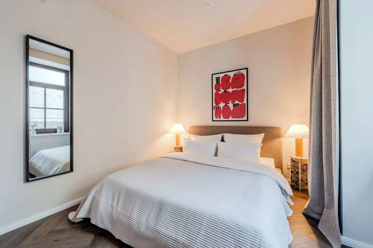 Apartamento | Ropa de cama de alta calidad y edredones de plumas