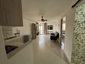 TV - Beach Front and Ocean View Apartment in downtown Rodadero (Gaira)