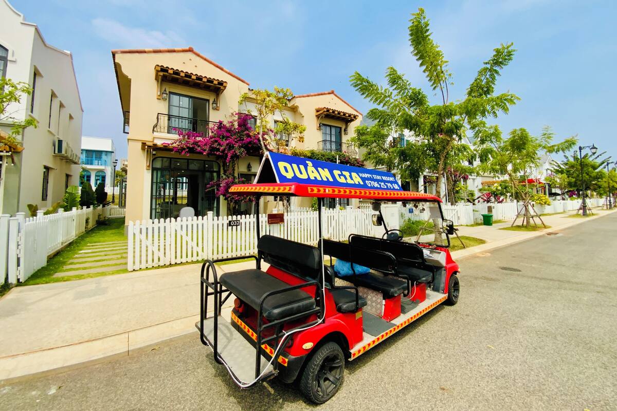 Desk, laptop workspace, blackout curtains, iron/ironing board