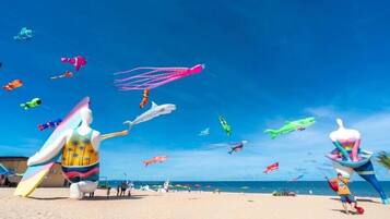 Blick von der Unterkunft