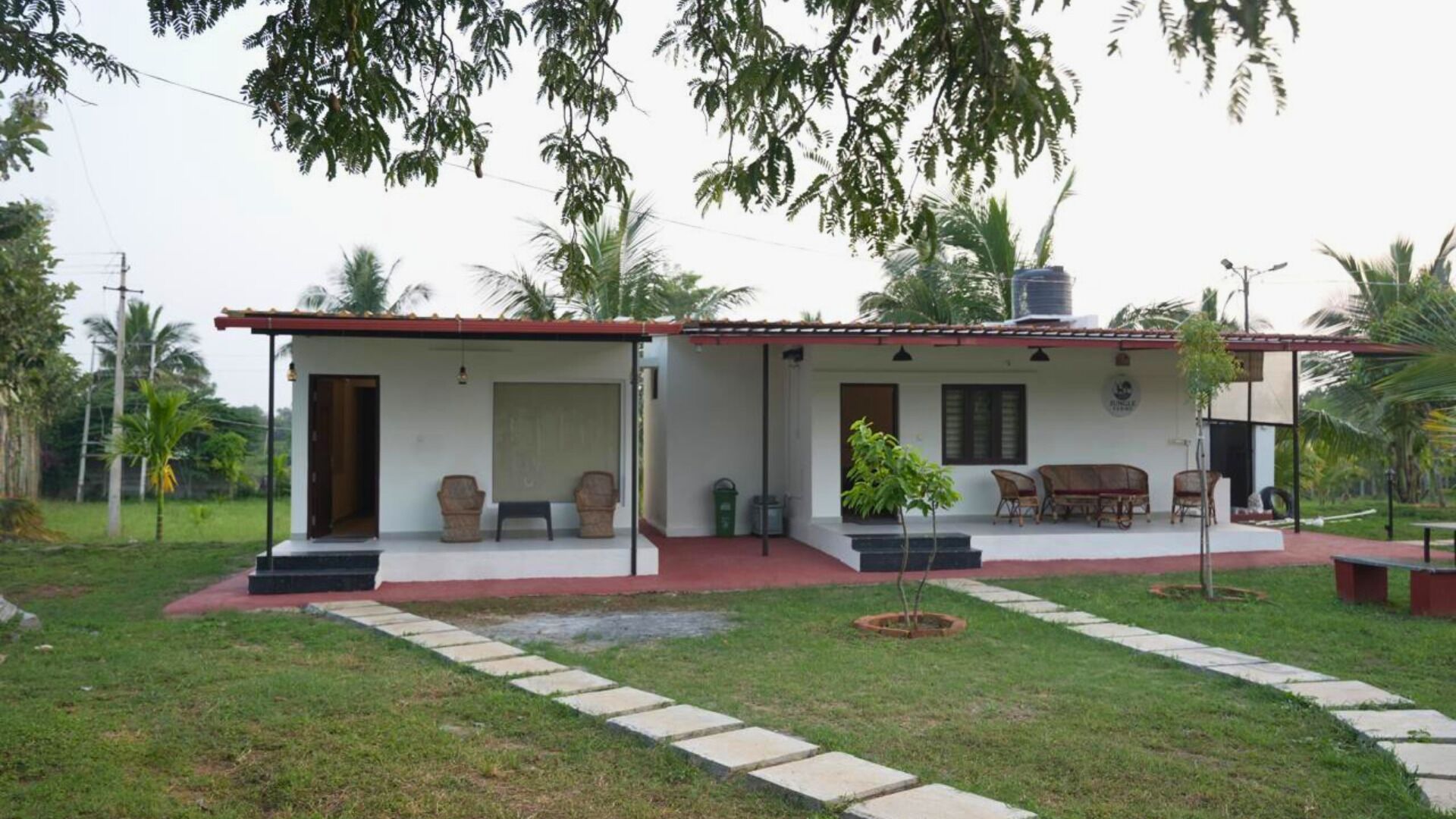 Front of property - evening/night