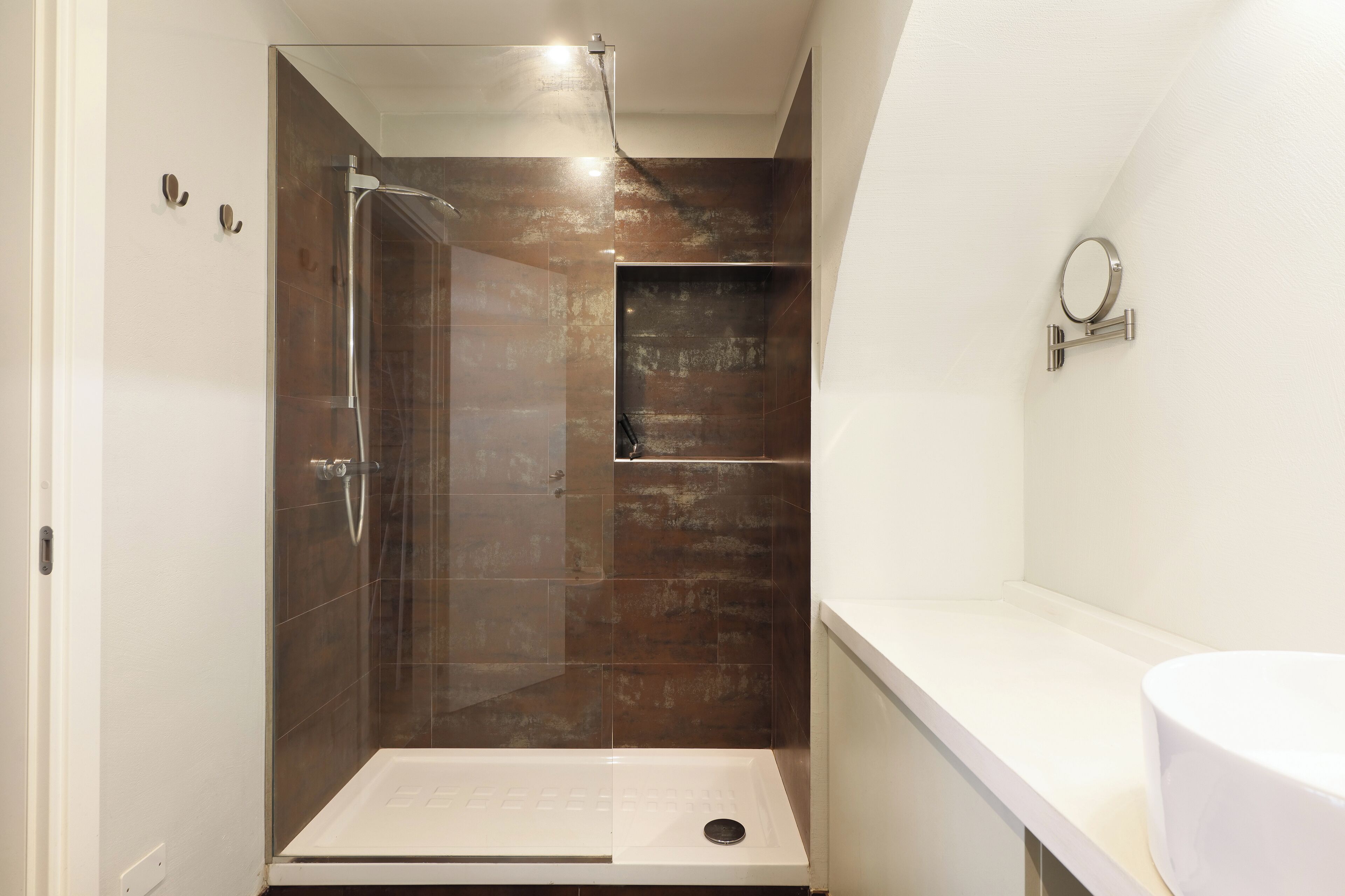 One-Bedroom Apartment, Via Rosales 1 | 浴室 | 吹風機、浴袍、毛巾、肥皂