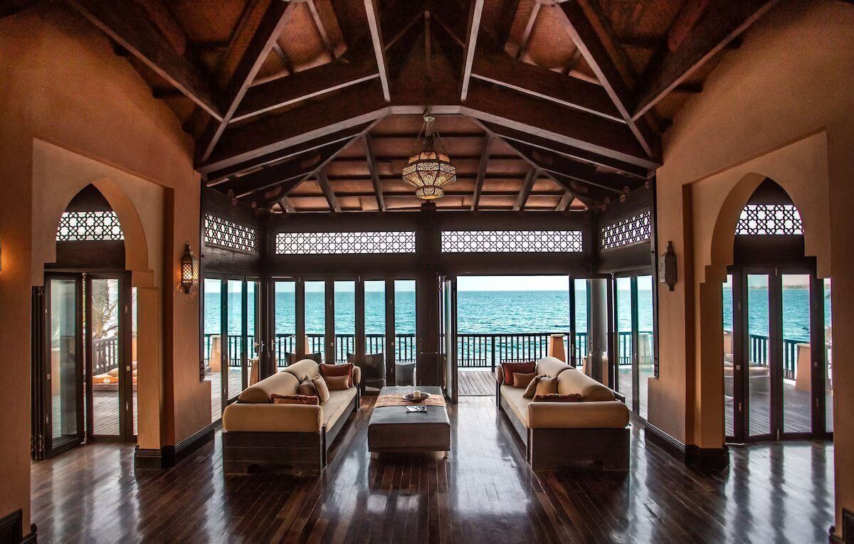 Unwind in an airy oceanfront lounge with soothing sea breezes.