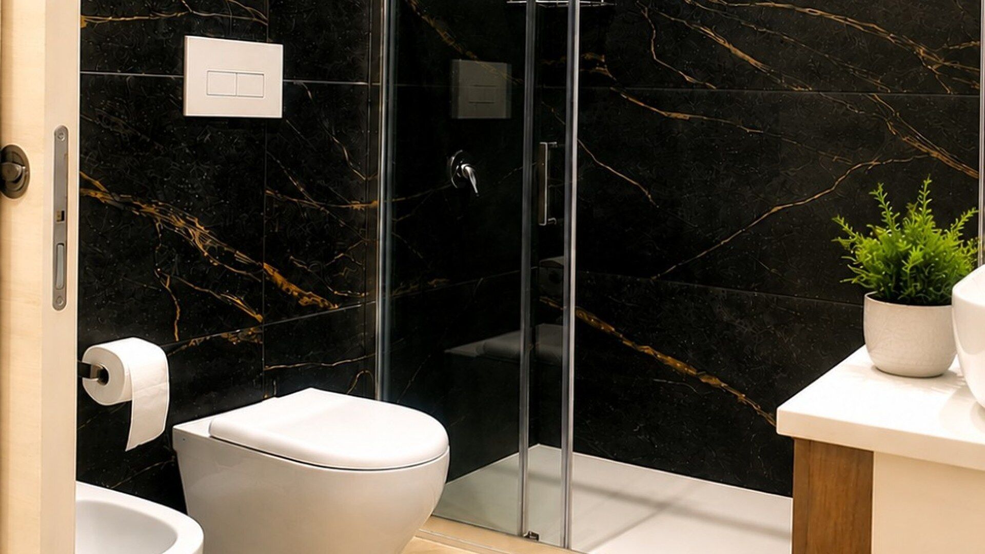 Doccia, asciugacapelli, bidet, asciugamani