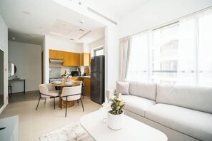 Luxe appartement, uitzicht op stad | Gratis wifi
