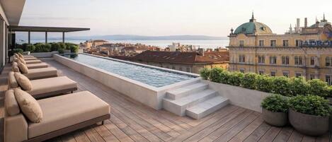 Rooftop pool