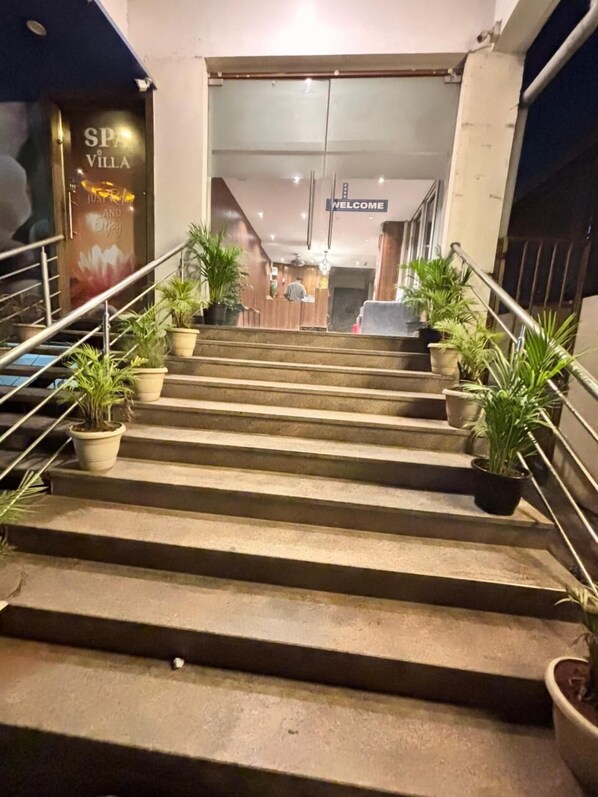 Entrée de l’hébergement 