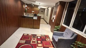 Sitteområde i lobbyen