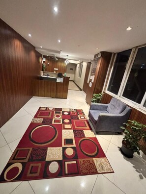 Sitteområde i lobbyen