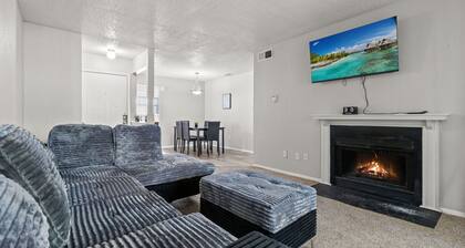 2-bedroom apartment in pleasant Arlington with AC for relaxing stays