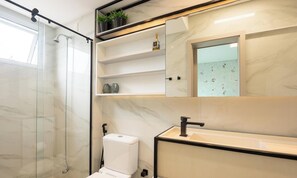 Basic Apartment | Bathroom - Apt w/ BBQ & Balcony, 230m From the Beach Epd0202 (Itajai)