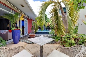 Terrace/patio - Nāhina room - City Center - Swimming Pool (Papeete)