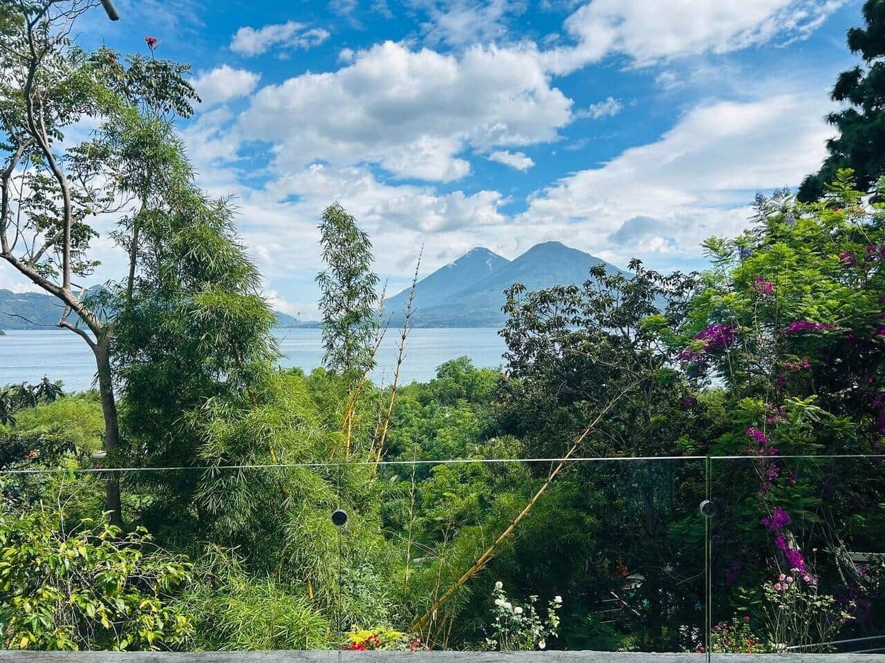 Blick von der Unterkunft