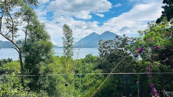 Blick von der Unterkunft