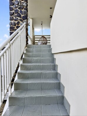 Handrails in stairways