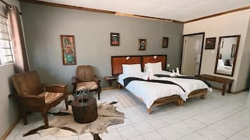 Chalé superior | Escrivaninha, Wi-Fi de cortesia