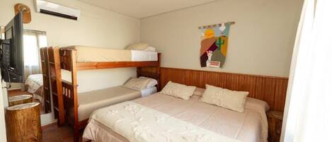 Quadruple Room, Patio, Courtyard View