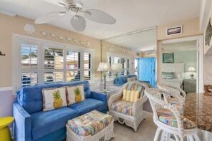 TV, offices - Beachfront property with Free Beach Srv! Gulf Views! Right off of Old hwy 98! (Destin)