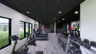 1-bedroom hotel suites in Scarborough with essentially stocked kitchens.