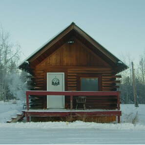 Unclassified image, 3 of 9, button - The Wolf Waystation — Rustic Cabin with Sauna (Delta Junction)