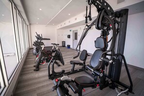 Fitness facility - Luxury Condo with Pool and River View (Baie-Saint-Paul)
