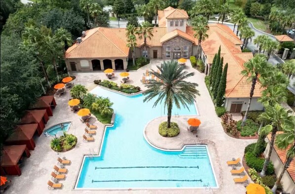 Pool - Modern/beautiful Mediterranean Oasis Near Disney (Kissimmee)