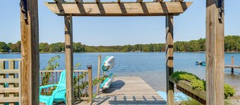 Dock & Gazebo! Lakefront Duplex Near South Haven