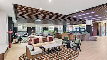 Sala de estar en el lobby